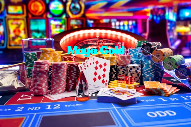 Maya Gold casino presented on mobile device in Pakistan with slots and live games