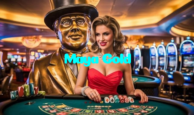 Maya Gold casino presented on mobile device in Pakistan with slots and live games